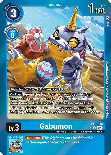 Gabumon [EX9-014] (Limited Foil) [Versus Monsters] (ONLINE ORDER ONLY)