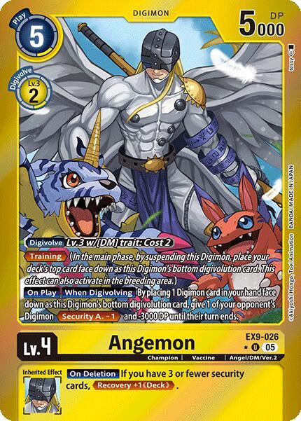 Angemon [EX9-026] (Limited Foil) [Versus Monsters] (ONLINE ORDER ONLY)