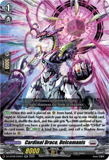 Cardinal Draco, Decalcomanis (DZ-BT08/030EN) [Knights 0f Rebirth]