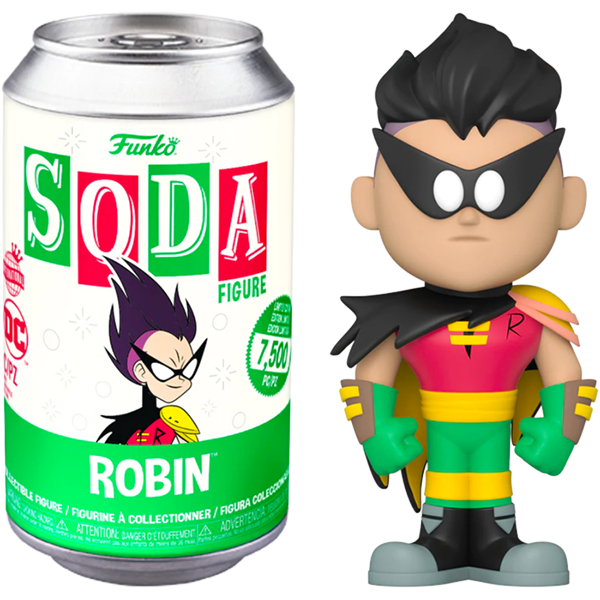 Funko Soda Robin (Teen Titans, International, Sealed) **Shot at Chase** (Online Order Only)