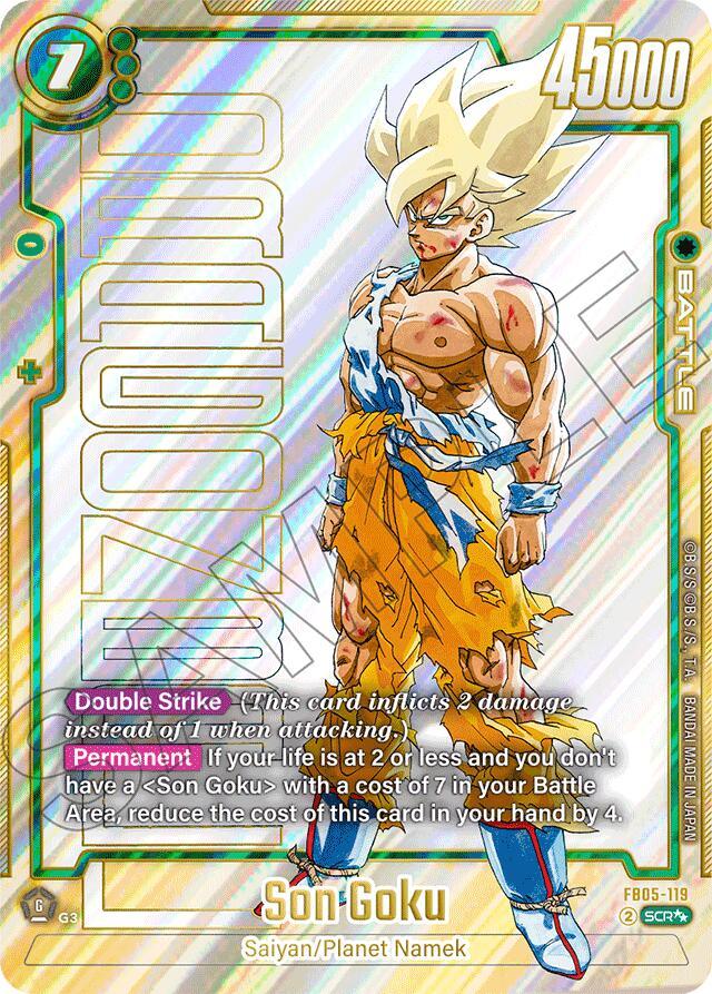 Son Goku (FB05-119) (Super Alternate Art) [Manga Booster 01] (ONLINE ORDER ONLY)