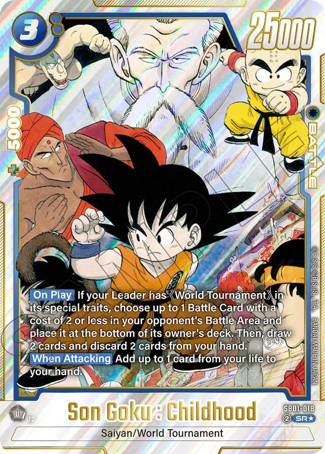 Son Goku : Childhood (SB01-018) (Alternate Art) [Manga Booster 01] (ONLINE ORDER ONLY)