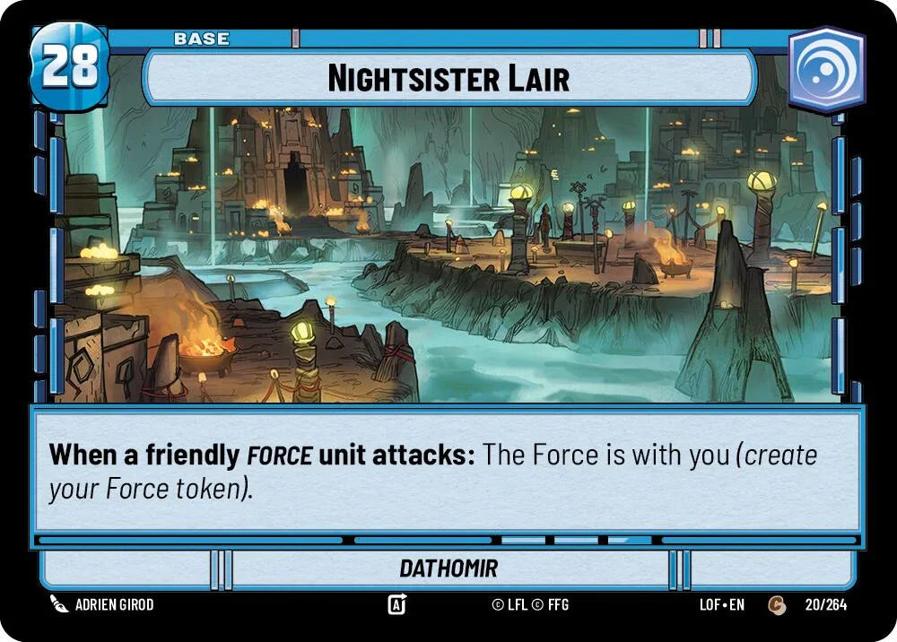 Nightsister Lair // Experience (020/264 // T01/T03) (020/264 // T01/T03) [Legends of the Force] (ONLINE ORDER ONLY)