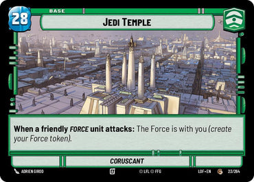 Jedi Temple // Shield (023/264 // T02/T03) (023/264 // T02/T03) [Legends of the Force] (ONLINE ORDER ONLY)