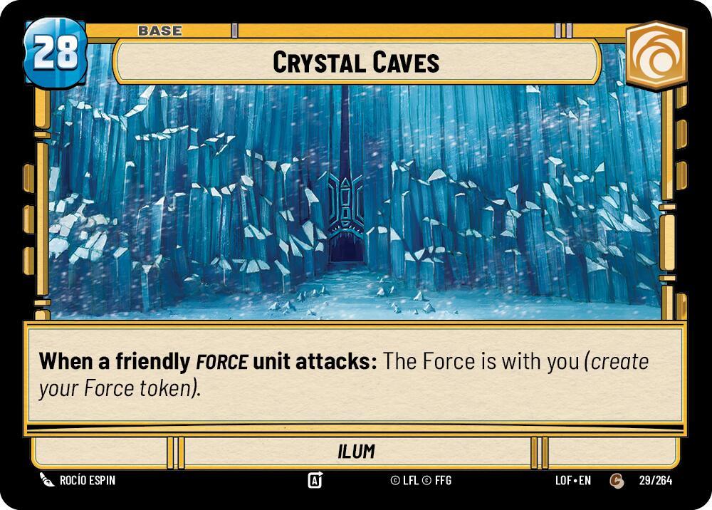 Crystal Caves // Shield (029/264 // T02/T03) (029/264 // T02/T03) [Legends of the Force] (ONLINE ORDER ONLY)