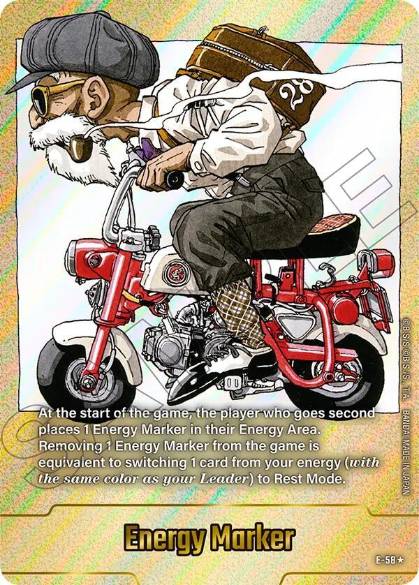 Energy Marker (E-58) (Gold) [Fusion World Energy Markers] (ONLINE ORDER ONLY)