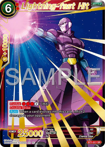 Lightning-fast Hit (Reprint) (BT1-011) [Premium Anniversary Box 2025] (ONLINE ORDER ONLY)