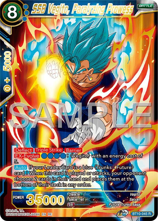 SSB Vegito, Paralyzing Prowess (Reprint) (BT10-045) [Premium Anniversary Box 2025] (ONLINE ORDER ONLY)