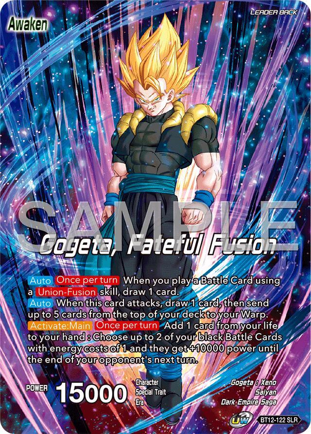 Son Goku & Vegeta // Gogeta, Fateful Fusion (Reprint) (BT12-122) [Premium Anniversary Box 2025] (ONLINE ORDER ONLY)