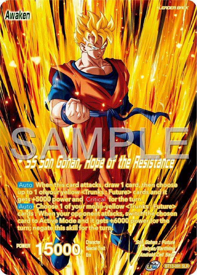 Son Gohan // SS Son Gohan, Hope of the Resistance (Reprint) (BT13-091) [Premium Anniversary Box 2025] (ONLINE ORDER ONLY)