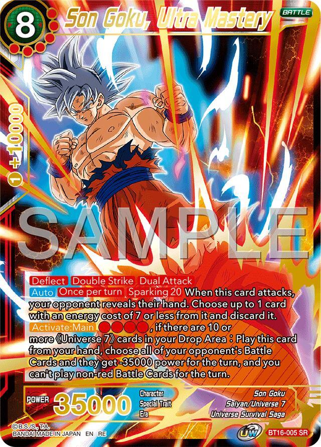 Son Goku, Ultra Mastery (Reprint) (BT16-005) [Premium Anniversary Box 2025] (ONLINE ORDER ONLY)