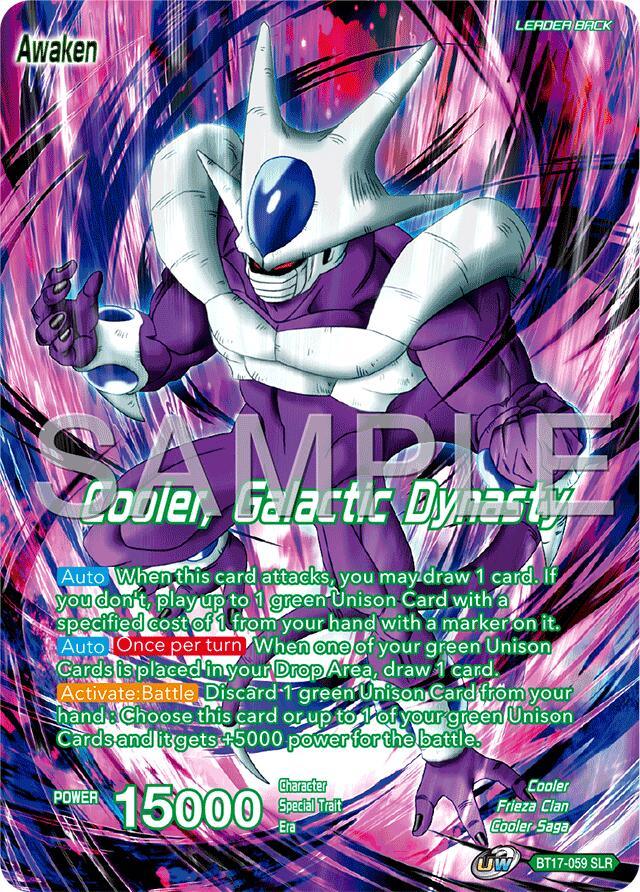 Cooler // Cooler, Galactic Dynasty (Reprint) (BT17-059) [Premium Anniversary Box 2025] (ONLINE ORDER ONLY)