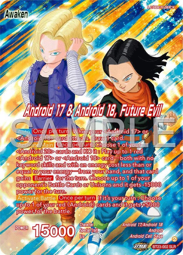 Android 17 & Android 18 // Android 17 & Android 18, Future Evil (BT23-002) [Premium Anniversary Box 2025] (ONLINE ORDER ONLY)