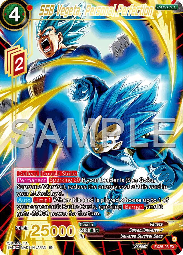 SSB Vegeta, Personal Perfection (EX25-03) [Premium Anniversary Box 2025] (ONLINE ORDER ONLY)