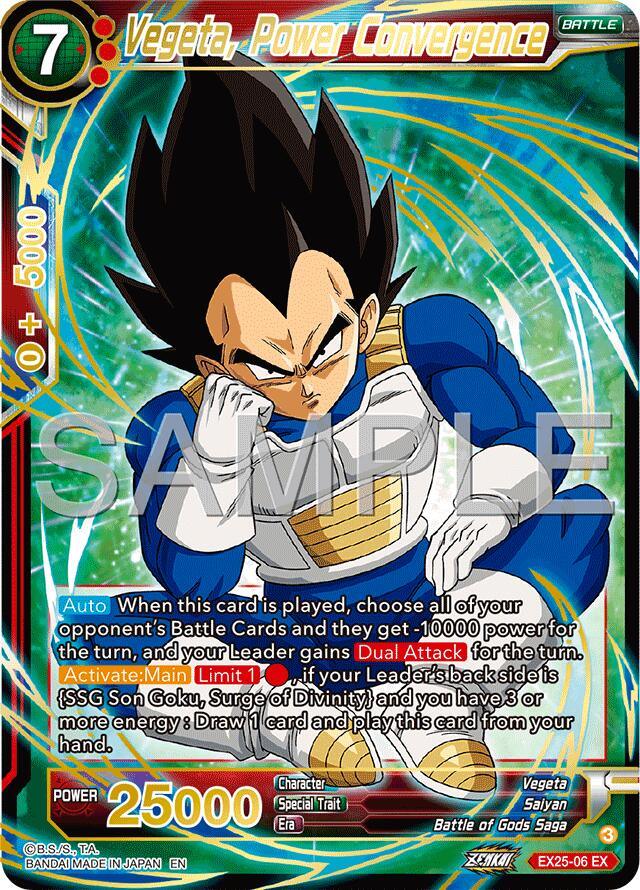 Vegeta, Power Convergence (EX25-06) [Premium Anniversary Box 2025] (ONLINE ORDER ONLY)