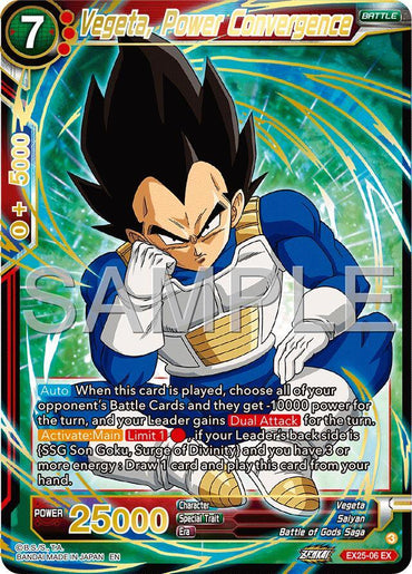 Vegeta, Power Convergence (EX25-06) [Premium Anniversary Box 2025] (ONLINE ORDER ONLY)