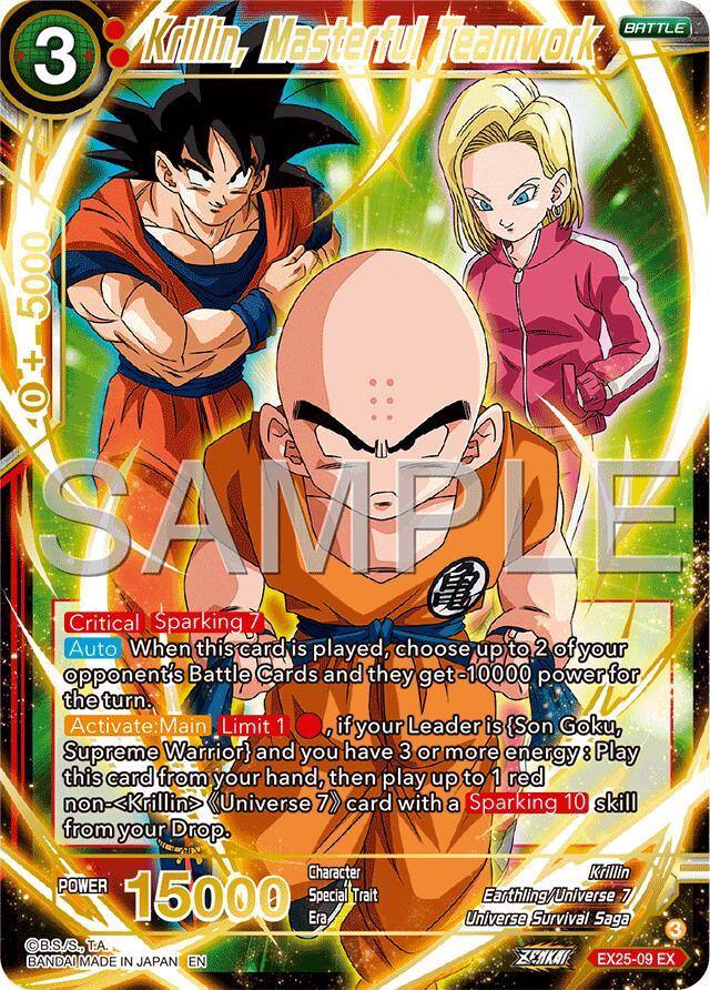 Krillin, Masterful Teamwork (EX25-09) [Premium Anniversary Box 2025] (ONLINE ORDER ONLY)