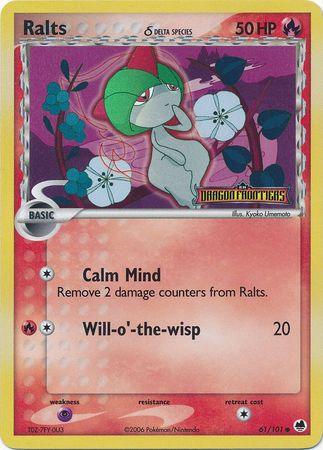 Ralts (61/101) (Delta Species) (Stamped) [EX: Dragon Frontiers] (Online Only)