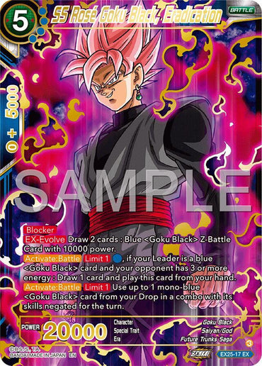SS Rose Goku Black, Eradication (EX25-17) [Premium Anniversary Box 2025] (ONLINE ORDER ONLY)