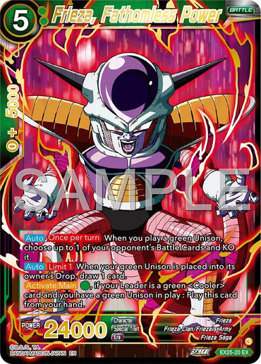 Frieza, Fathomless Power (EX25-20) [Premium Anniversary Box 2025] (ONLINE ORDER ONLY)