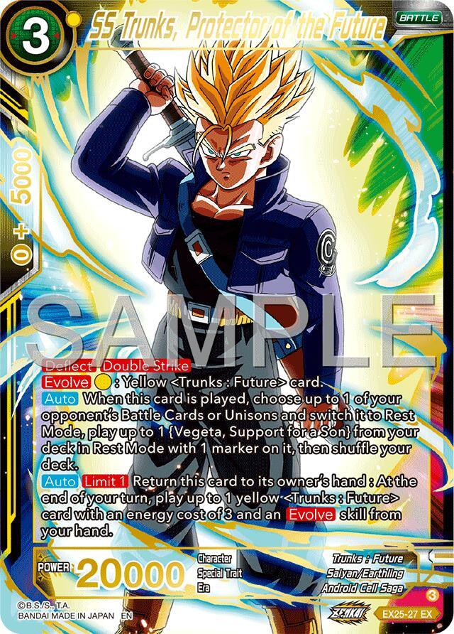 SS Trunks, Protector of the Future (EX25-27) [Premium Anniversary Box 2025] (ONLINE ORDER ONLY)