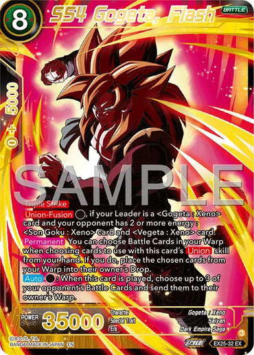 SS4 Gogeta, Flash (EX25-32) [Premium Anniversary Box 2025] (ONLINE ORDER ONLY)