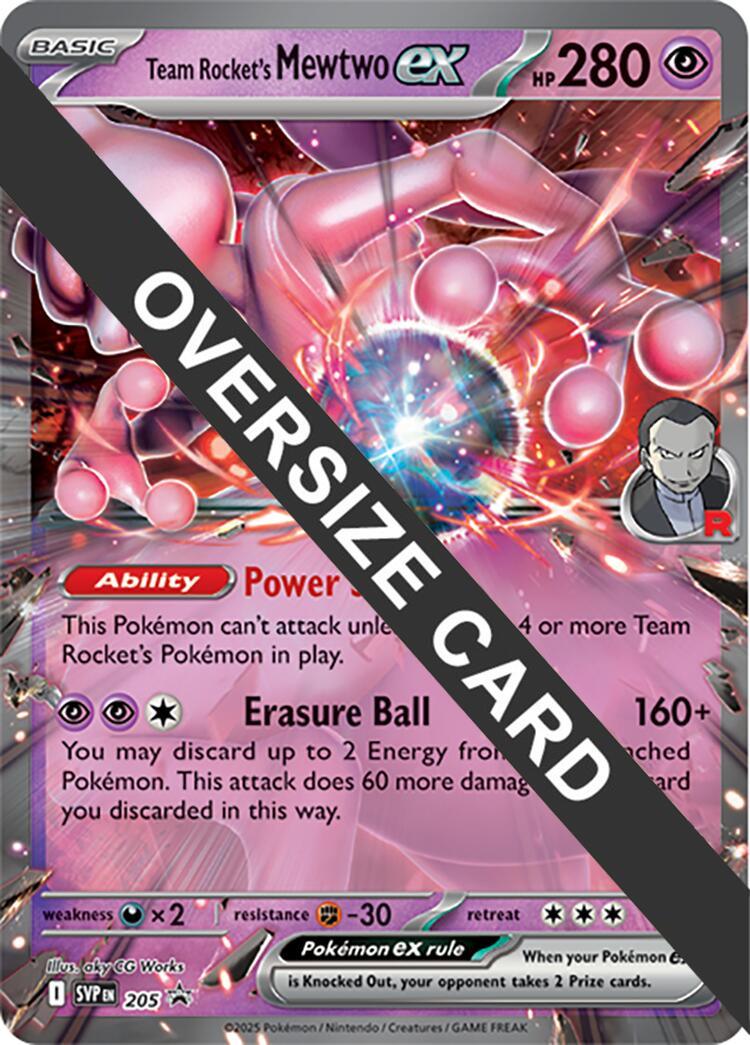 Team Rocket's Mewtwo ex (205) (Jumbo Card) [Scarlet & Violet: Black Star Promos] (ONLINE ORDER ONLY)