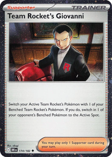 Team Rocket's Giovanni (174/182) (Cosmos Holo) [Miscellaneous Cards] (ONLINE ORDER ONLY)