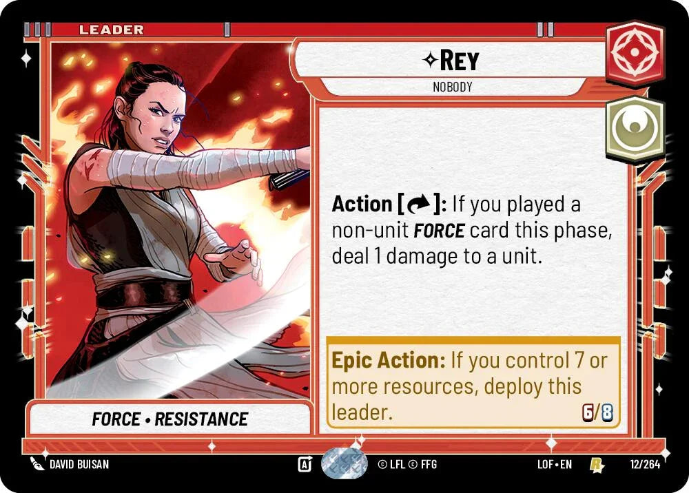 Rey (012/264) - Nobody (012/264) [Legends of the Force] (ONLINE ORDER ONLY)