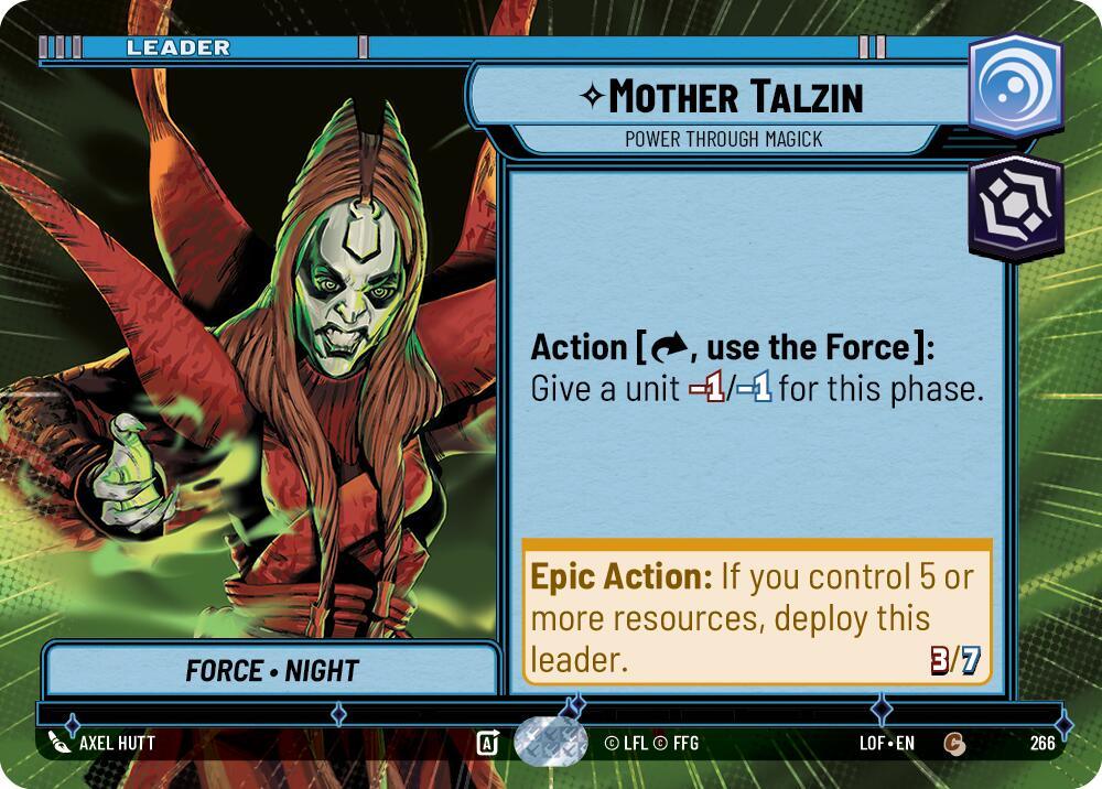 Mother Talzin (266) - Power Through Magick (Hyperspace) (266) [Legends of the Force] (ONLINE ORDER ONLY)