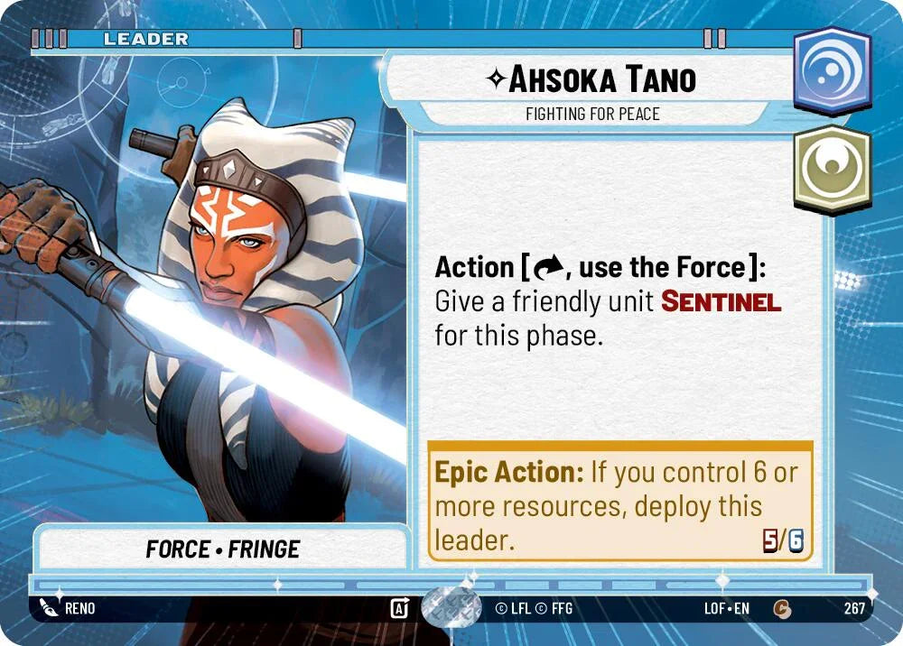 Ahsoka Tano (267) - Fighting For Peace (Hyperspace) (267) [Legends of the Force] (ONLINE ORDER ONLY)