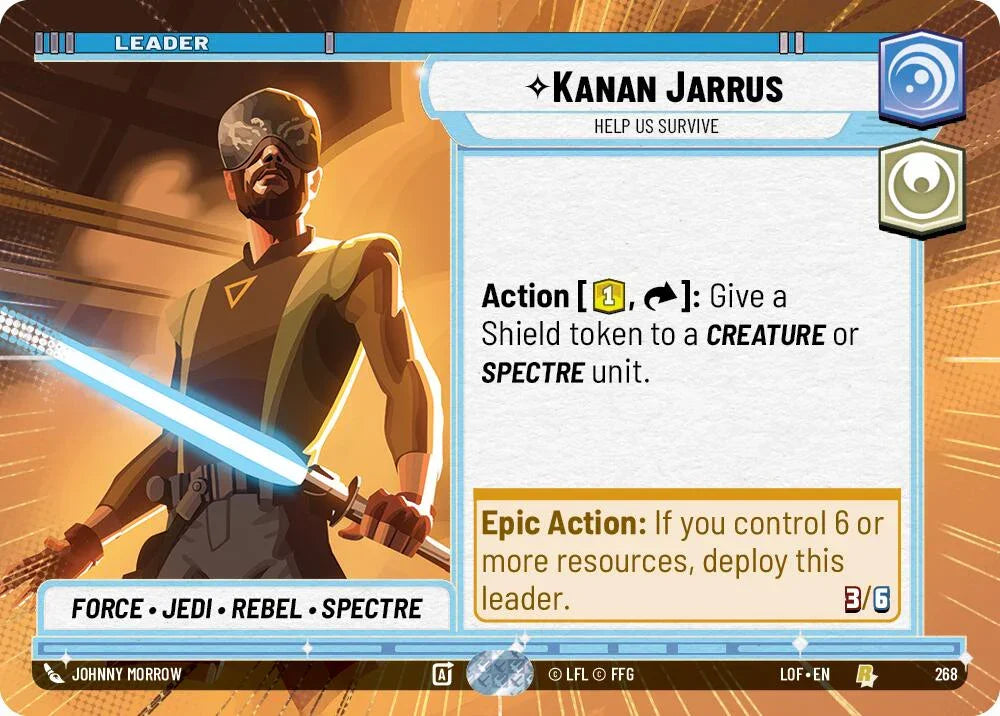Kanan Jarrus (268) - Help Us Survive (Hyperspace) (268) [Legends of the Force] (ONLINE ORDER ONLY)