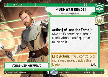 Obi-Wan Kenobi (272) - Courage Makes Heroes (Hyperspace) (272) [Legends of the Force] (ONLINE ORDER ONLY)