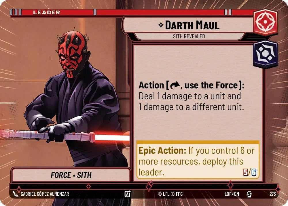 Darth Maul (273) - Sith Revealed (Hyperspace) (273) [Legends of the Force] (ONLINE ORDER ONLY)