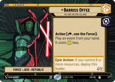 Barriss Offee (275) - We Have Become Villains (Hyperspace) (275) [Legends of the Force] (ONLINE ORDER ONLY)