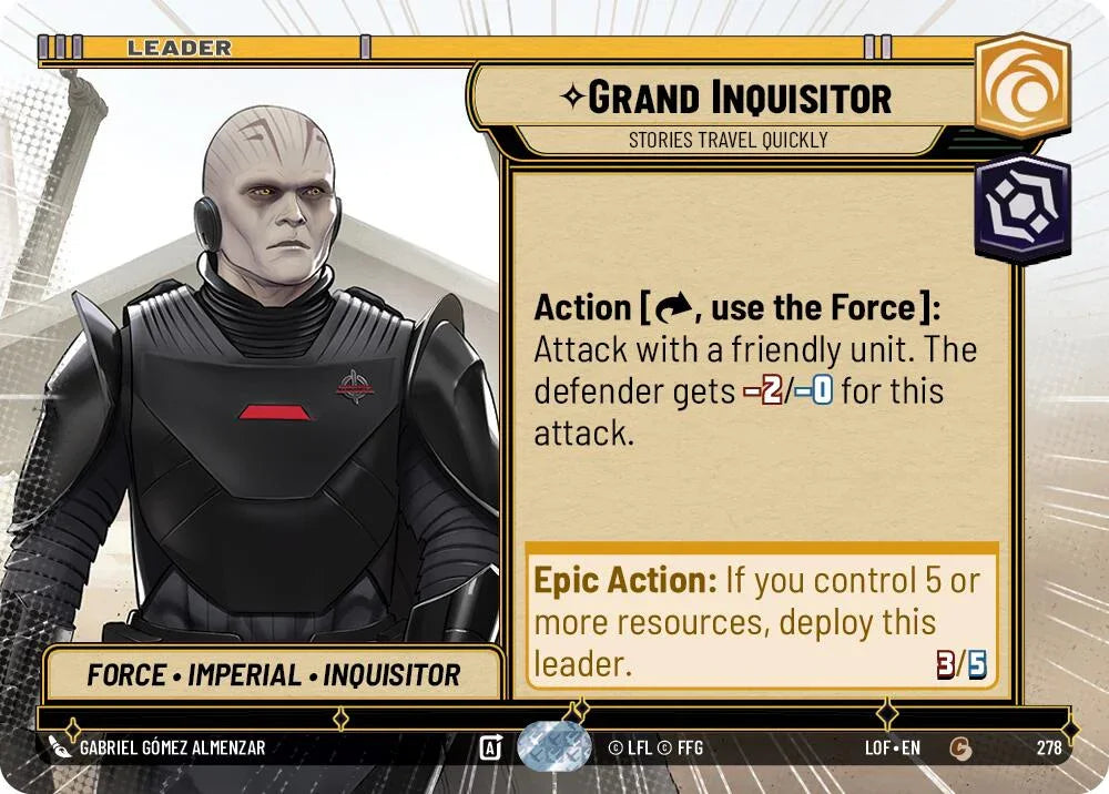 Grand Inquisitor (278) - Stories Travel Quickly (Hyperspace) (278) [Legends of the Force] (ONLINE ORDER ONLY)