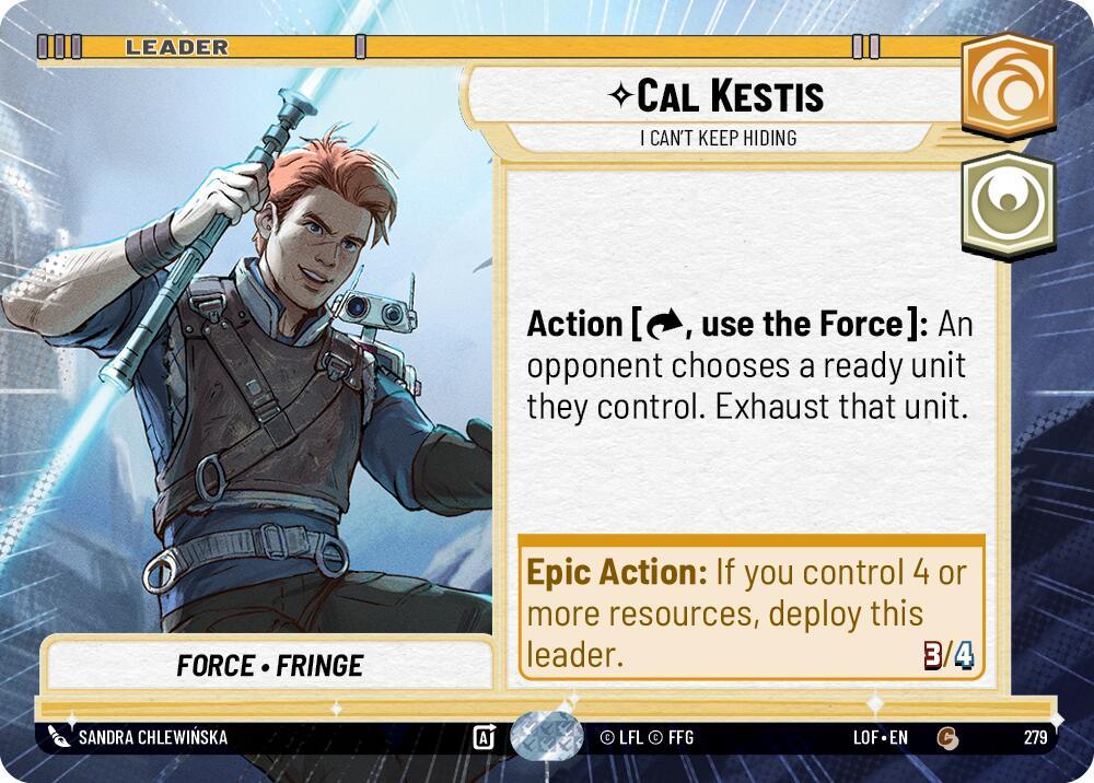 Cal Kestis (279) - I Can't Keep Hiding (Hyperspace) (279) [Legends of the Force] (ONLINE ORDER ONLY)