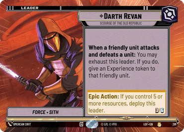 Darth Revan (281) - Scourge of the Old Republic (Hyperspace) (281) [Legends of the Force] (ONLINE ORDER ONLY)