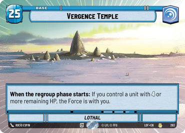 Vergence Temple (283) (Hyperspace) (283) [Legends of the Force] (ONLINE ORDER ONLY)