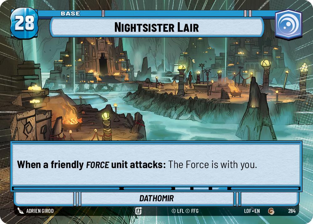 Nightsister Lair // Experience (284 // t01) (Hyperspace) (284 // T01) [Legends of the Force] (ONLINE ORDER ONLY)