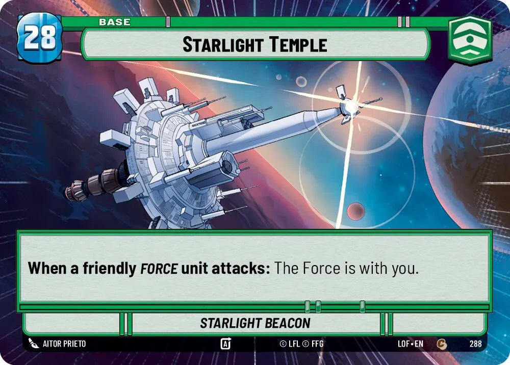 Starlight Temple // Shield (288 // t02) (Hyperspace) (288 // T02) [Legends of the Force] (ONLINE ORDER ONLY)