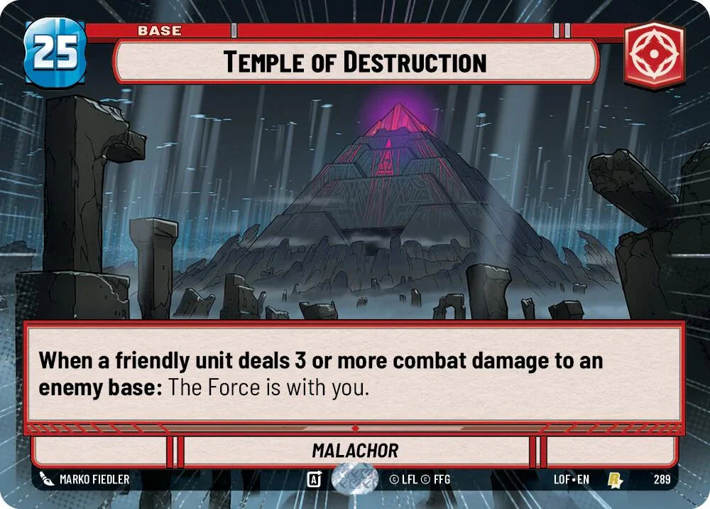 Temple of Destruction (289) (Hyperspace) (289) [Legends of the Force] (ONLINE ORDER ONLY)