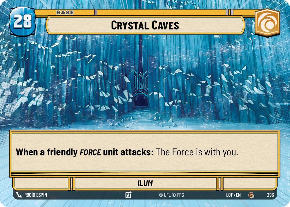 Crystal Caves // Force (293 // t04) (Hyperspace) (293 // T04) [Legends of the Force] (ONLINE ORDER ONLY)