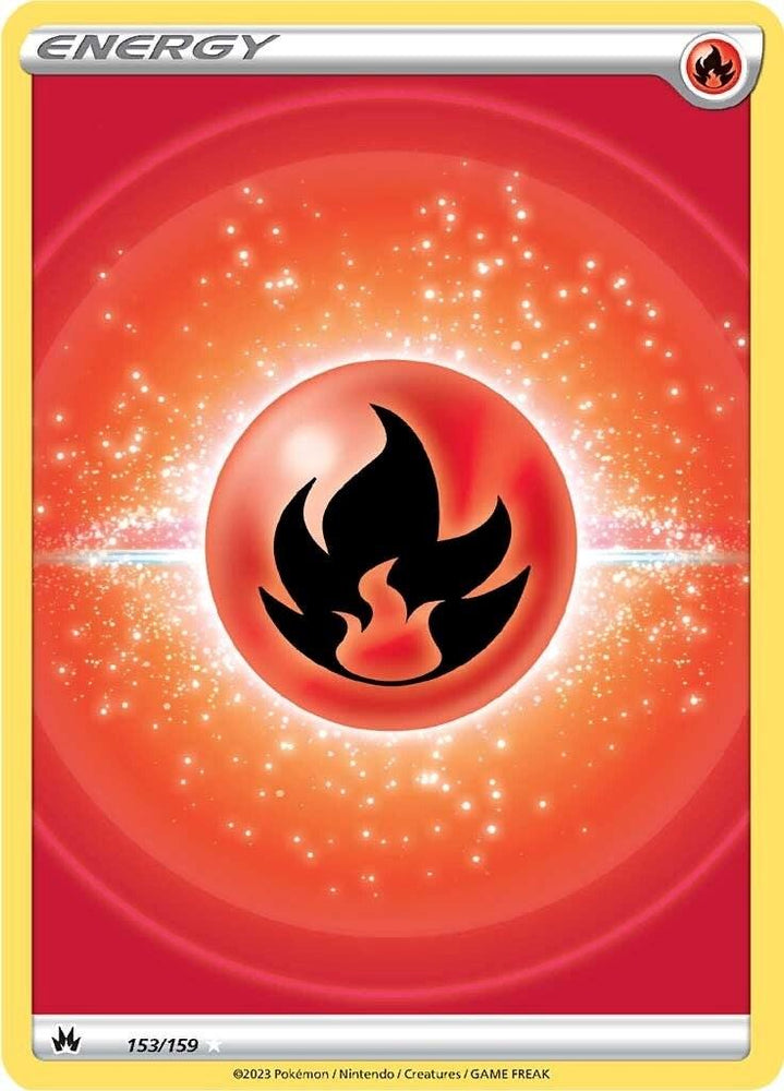 Fire Energy (153/159) (Texture Full Art) [Sword & Shield: Crown Zenith] (Online Only)