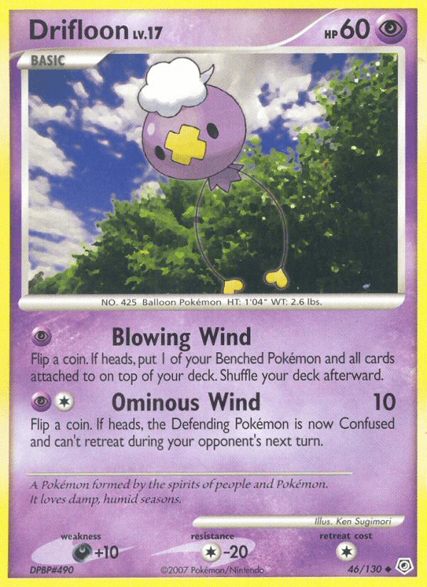 Drifloon (46/130) [Diamond & Pearl: Base Set] (Online Only)