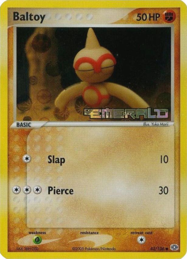 Baltoy (43/106) (Stamped) [EX: Emerald] (Online Only)