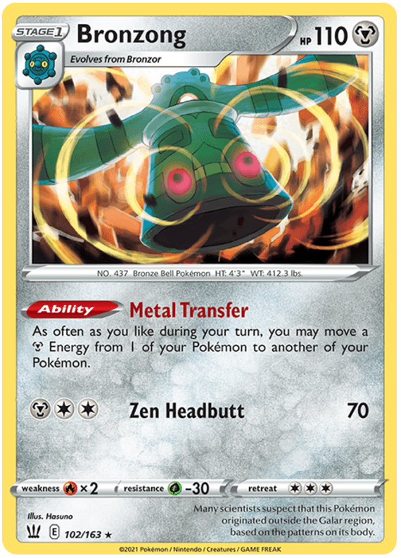 Bronzong (102/163) [Sword & Shield: Battle Styles] (Online Only)