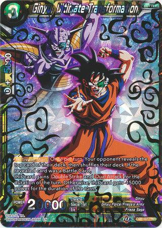 Ginyu, Ultimate Transformation (DB1-077) [Dragon Brawl] (ONLINE ORDER ONLY)