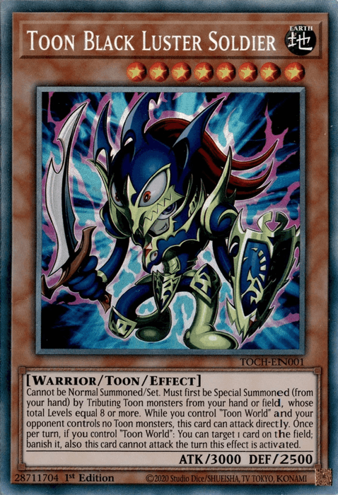 Toon Black Luster Soldier [TOCH-EN001] Collector's Rare (ONLINE ORDER ONLY)