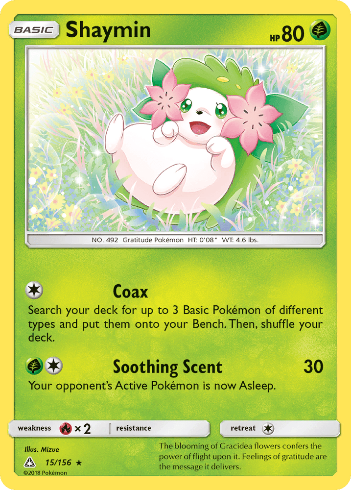 Shaymin (15/156) [Sun & Moon: Ultra Prism] (Online Only)
